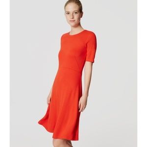 Short Sleeve Flare Dress